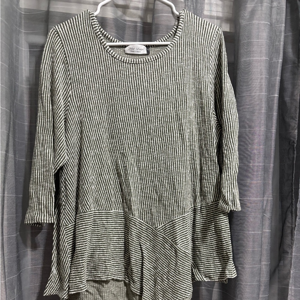 V bottom dress top